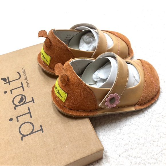 ❗️Today’s SALE Pipit Caramel Suede Kids’ Shoes Jill Mini Mary Jane’s 6 - Picture 3 of 12